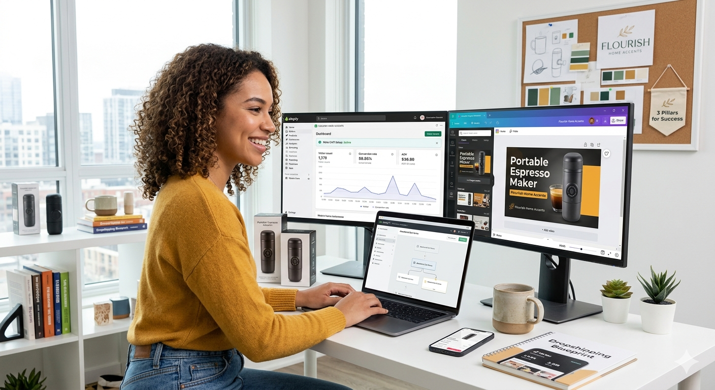 Shopify Dropshipping Blueprint: 3 Steps to a Profitable Launch