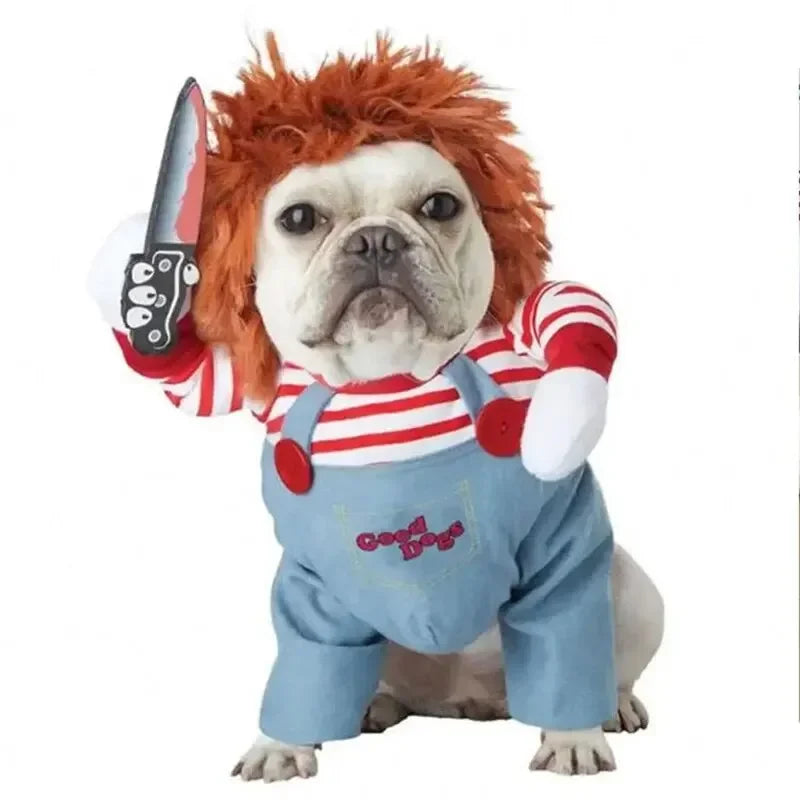 Halloween Pet Dagger Costume - Funny Outfit for Cats & Dogs