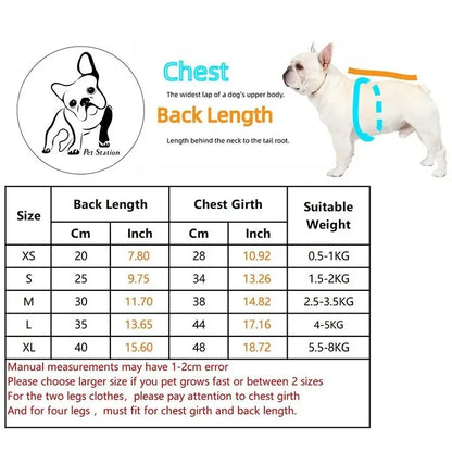 Classic Winter Dog Vest – Warm Fleece Jacket for Small & Medium Dogs