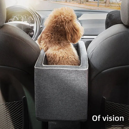 Car Central Dog Car Seat Bed - Portable Carrier for Small Dogs & Cats