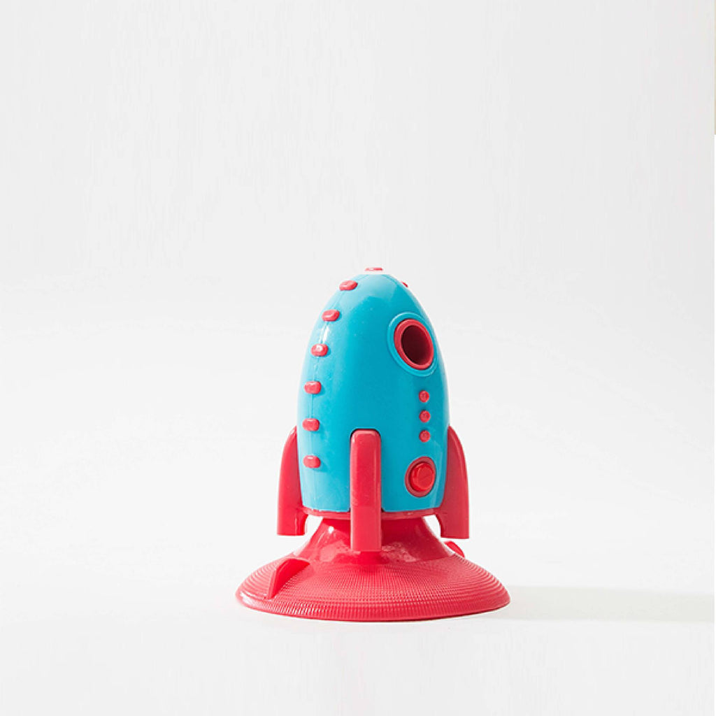 PawGrip™ silicone suction cup dog chew toy with textured surface for teeth cleaning and interactive play.