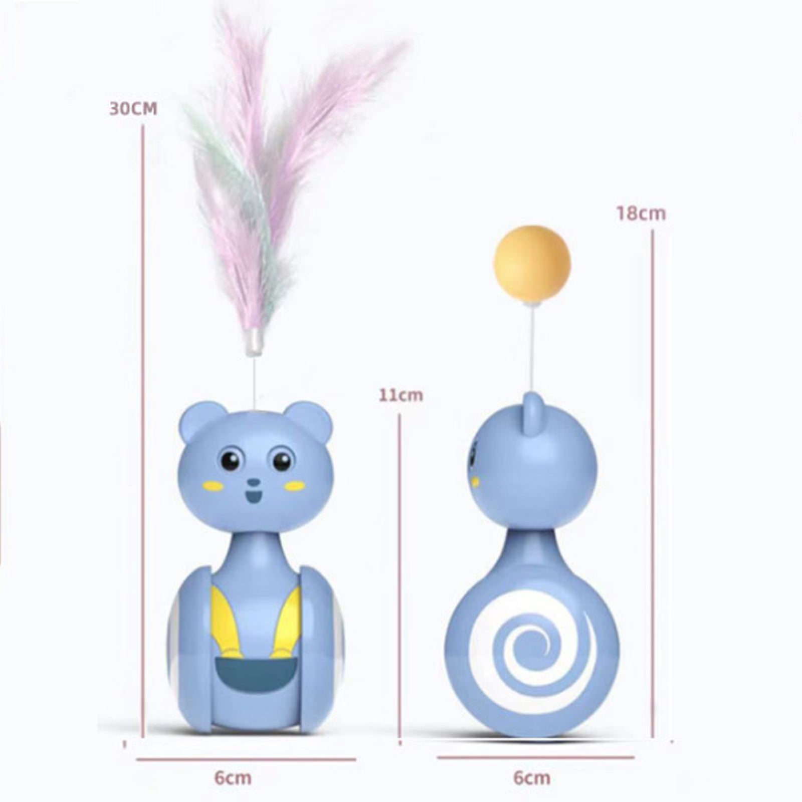 PawPlay™ Interactive Tumbler Cat Toy Features and Benefits