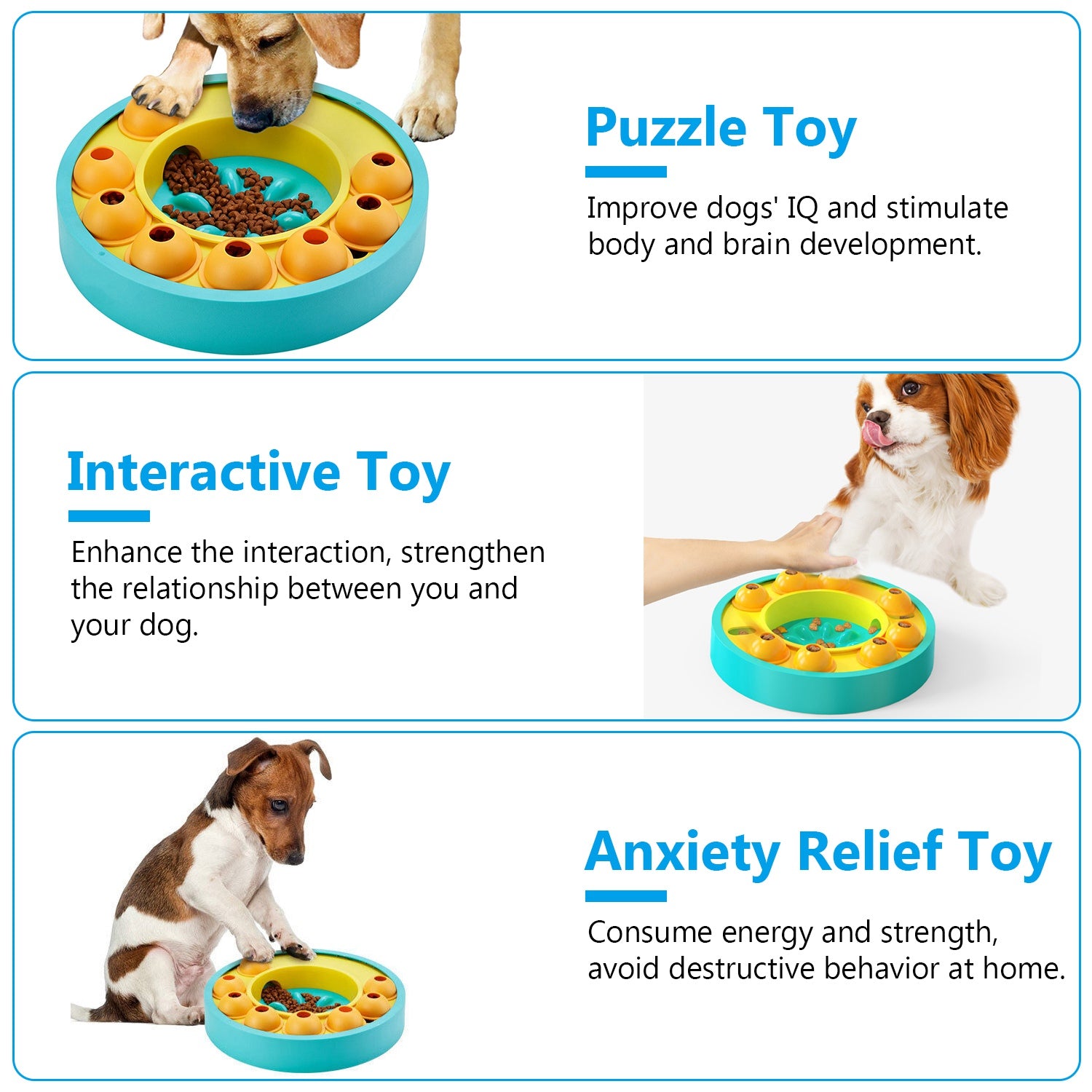 PawPuzzle™ dog slow feeder bowl helping reduce fast eating and support healthy digestion