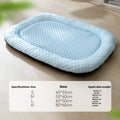Extra large Tian an green cloud-shaped cooling mat for big dogs.